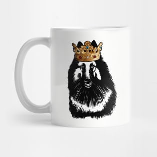 Belgian Tervuren Dog King Queen Wearing Crown Mug